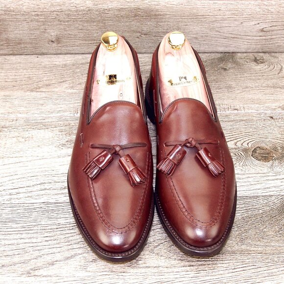 * NIB * $395 Allen Edmonds GRAYSON Dress Loafer 10.5 B Narrow * add $15 Trees main image 10